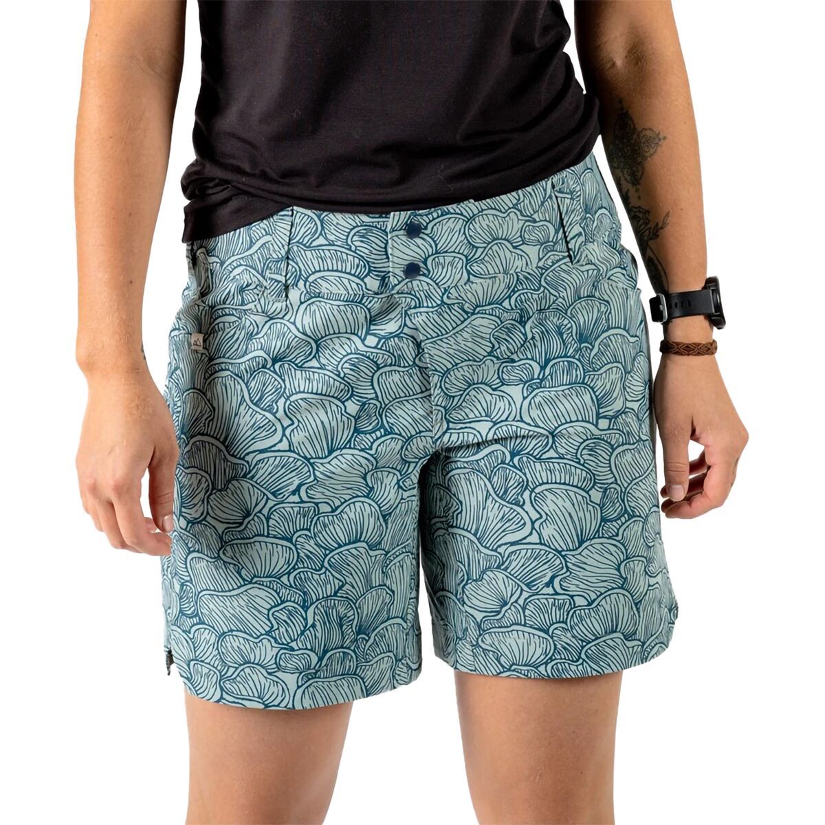 Wild Rye Freda 7in MTB Short - Women's Forest Fungi, 4