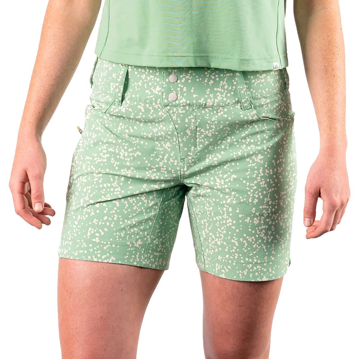 Wild Rye Freda 7in MTB Short - Women's Wild Thing Sea Glass, 18