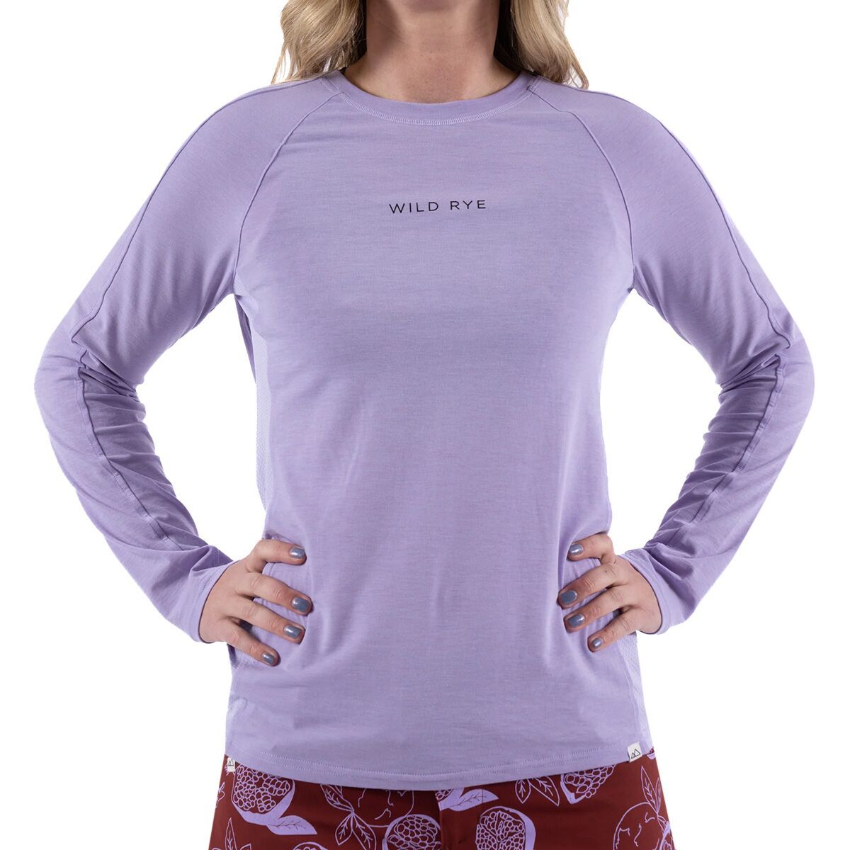 Wild Rye Holly Enduro LS Jersey - Women's Lilac, 18