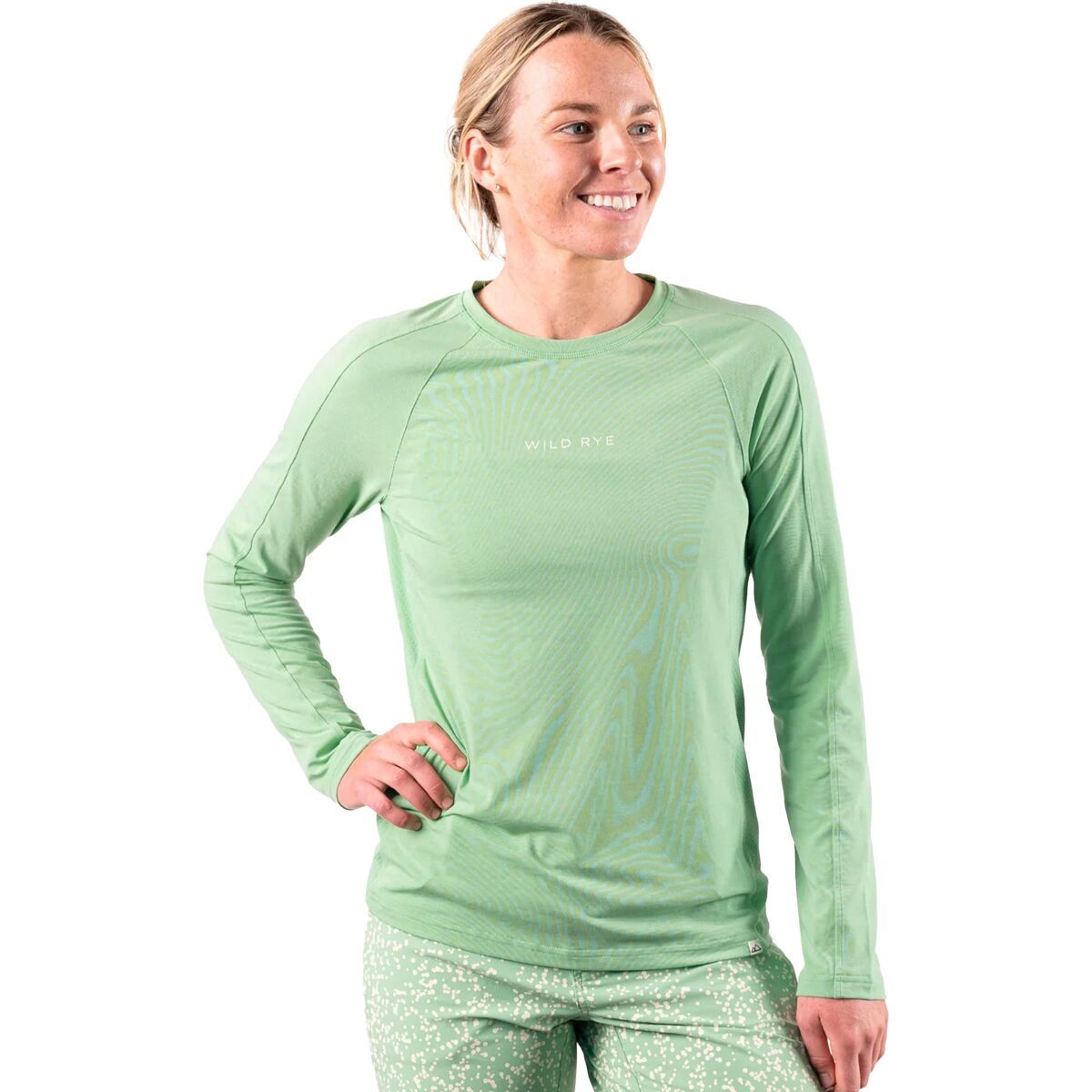Wild Rye Holly Enduro LS Jersey - Women's Sea Glass, 12