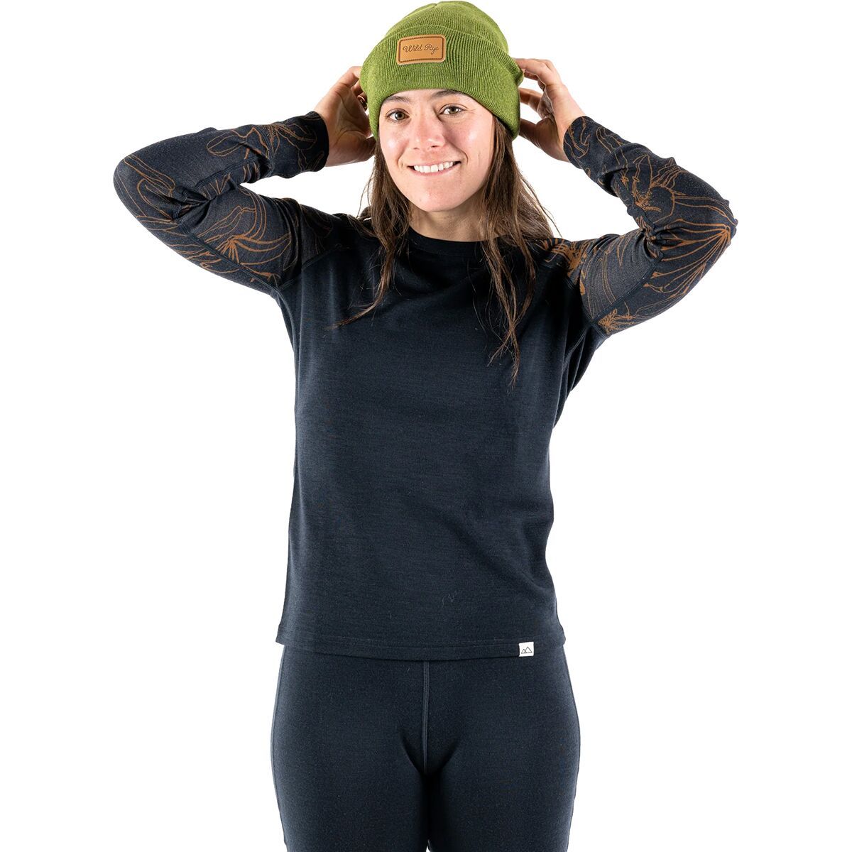 Wild Rye Evie Raglan Top - Women's Lily/Black, 18