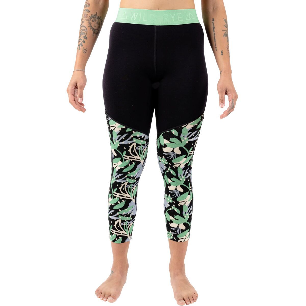 Wild Rye Jane Legging - Women's Chonky Floral Black, 16
