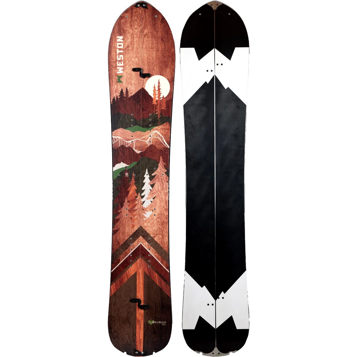 Image of Weston Backwoods Splitboard - 2026 Brown, 163cm wide