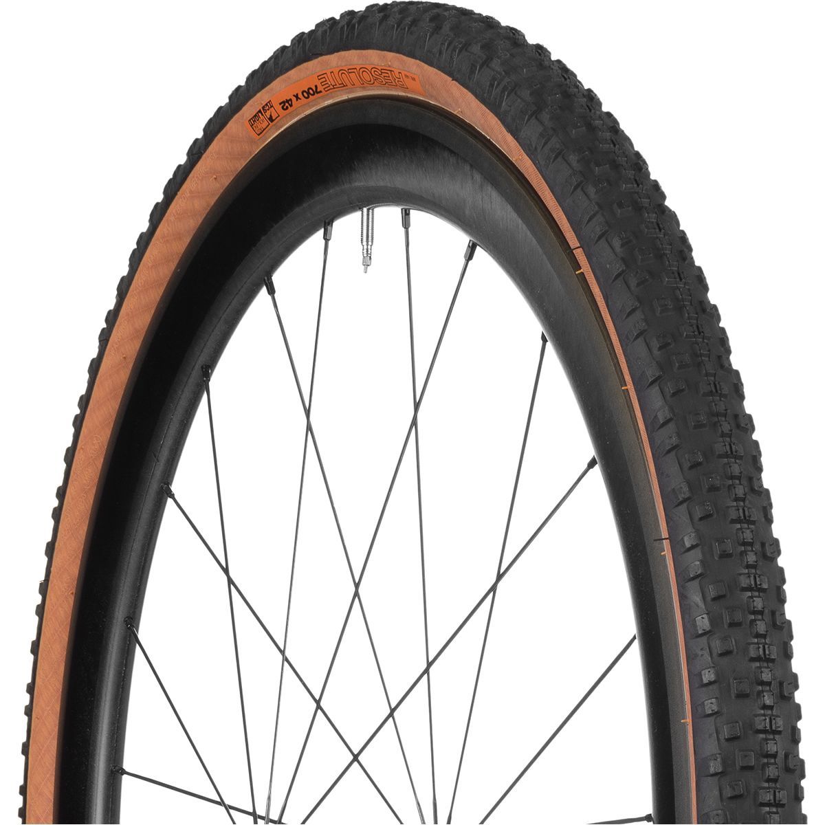 Image of WTB Resolute TCS Tubeless Tire Tan, 700x50mm, Light/Fast Rolling, 120tpi, Dual DNA, SG2