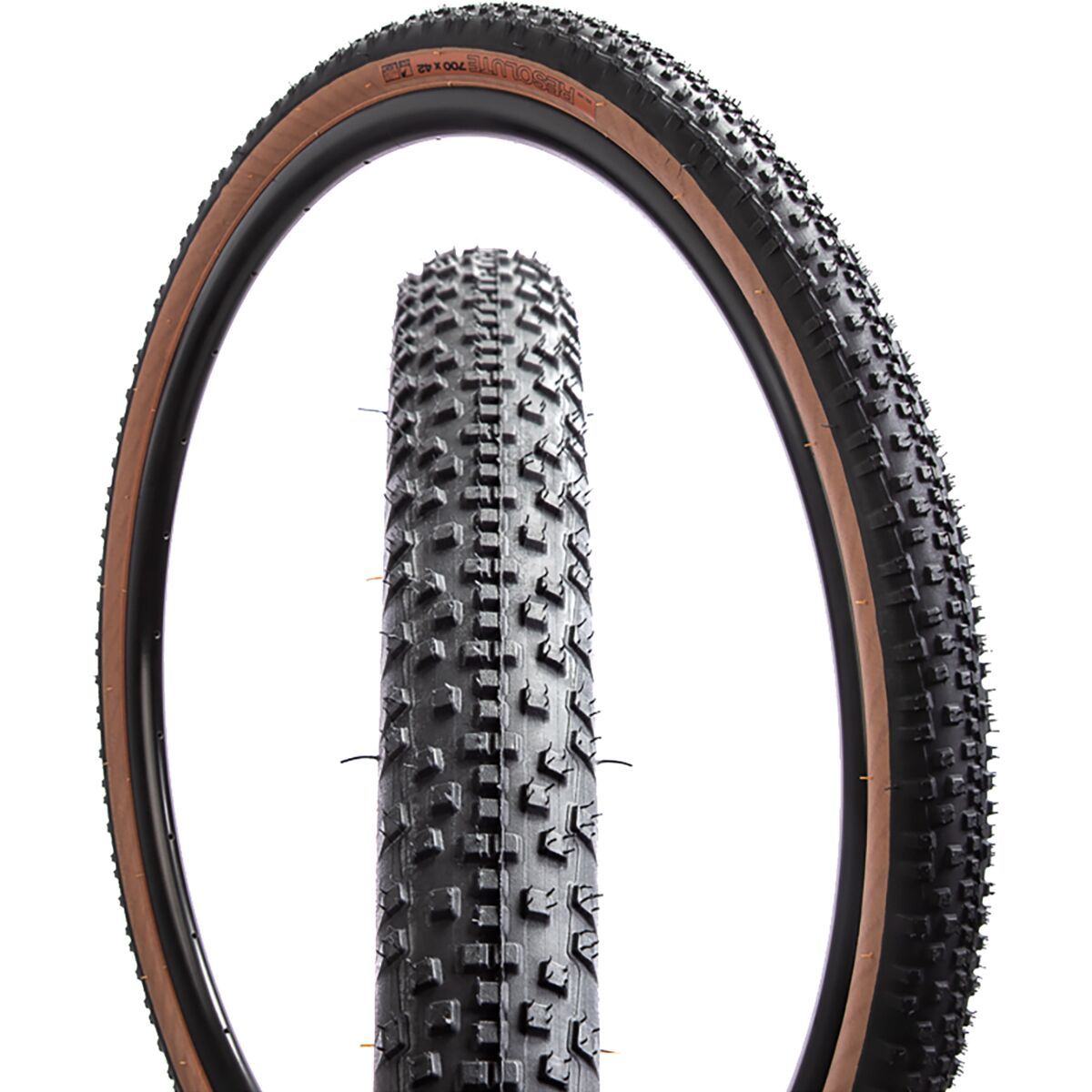 Image of WTB Resolute TCS Tubeless Tire Tan, 700x42,Light/Fast Rolling,120tpi,Dual DNA,SG2