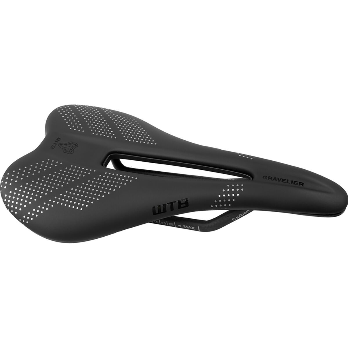 Image of WTB Gravelier Carbon Saddle Black/Black, Medium
