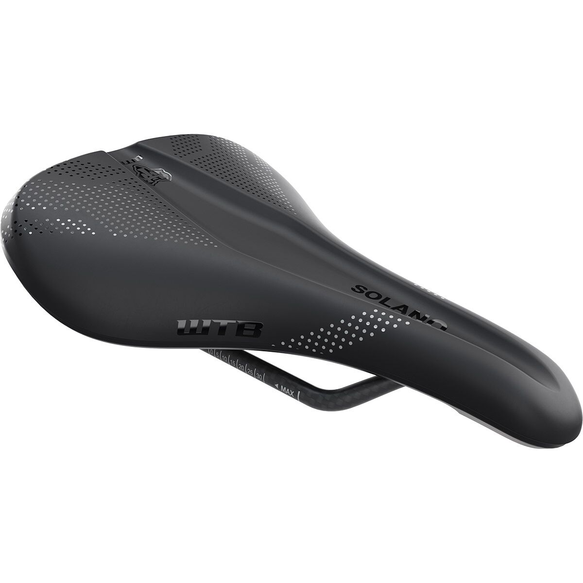 Image of WTB Solano Fusion Form Carbon Saddle Black, Wide