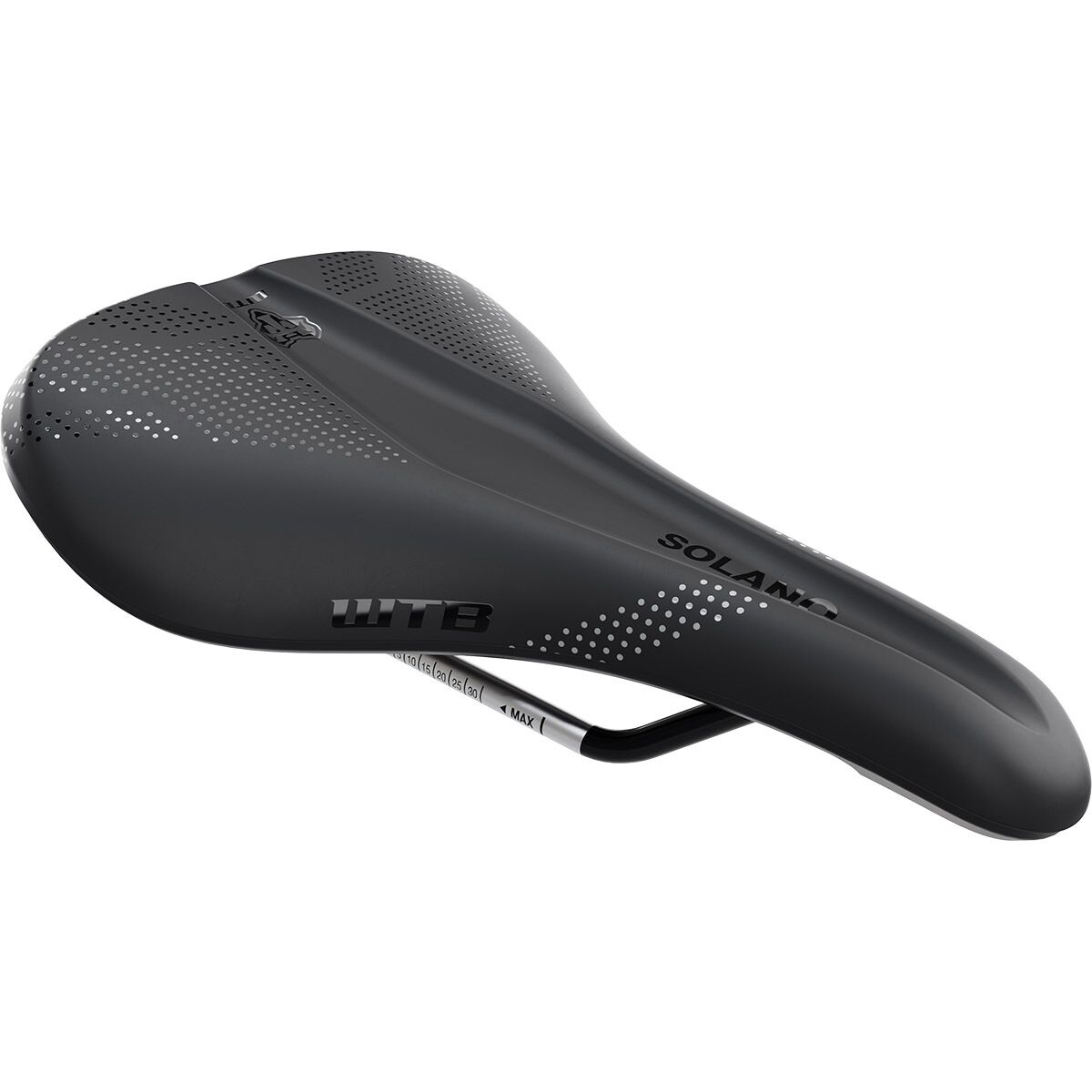 Image of WTB Solano Fusion Form Cromoly Saddle Black, Wide