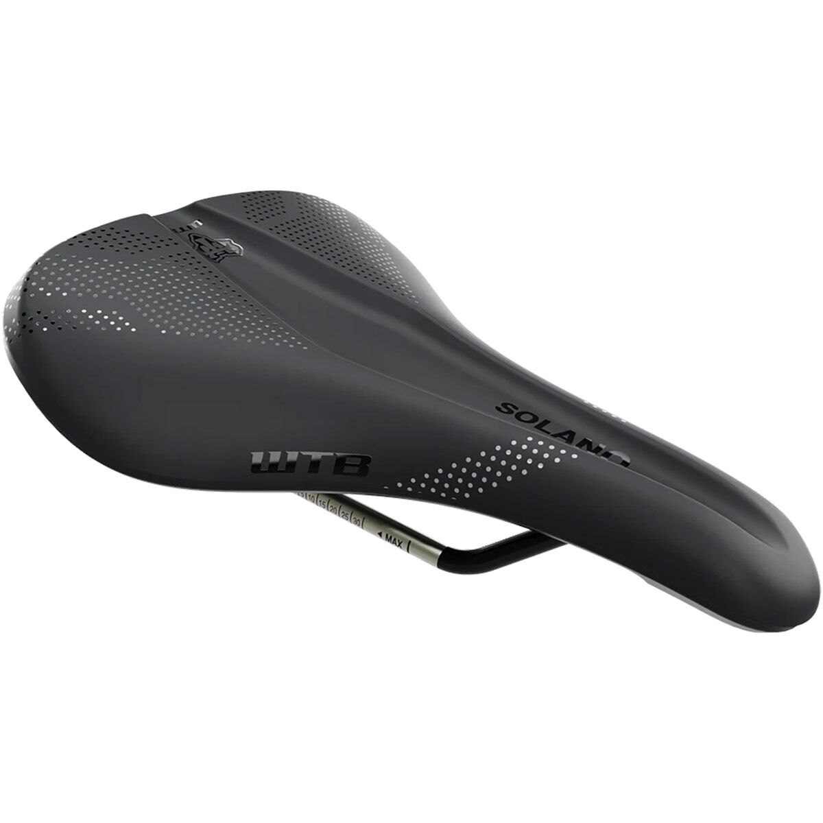Image of WTB Solano Fusion Form Titanium Saddle Black, Wide