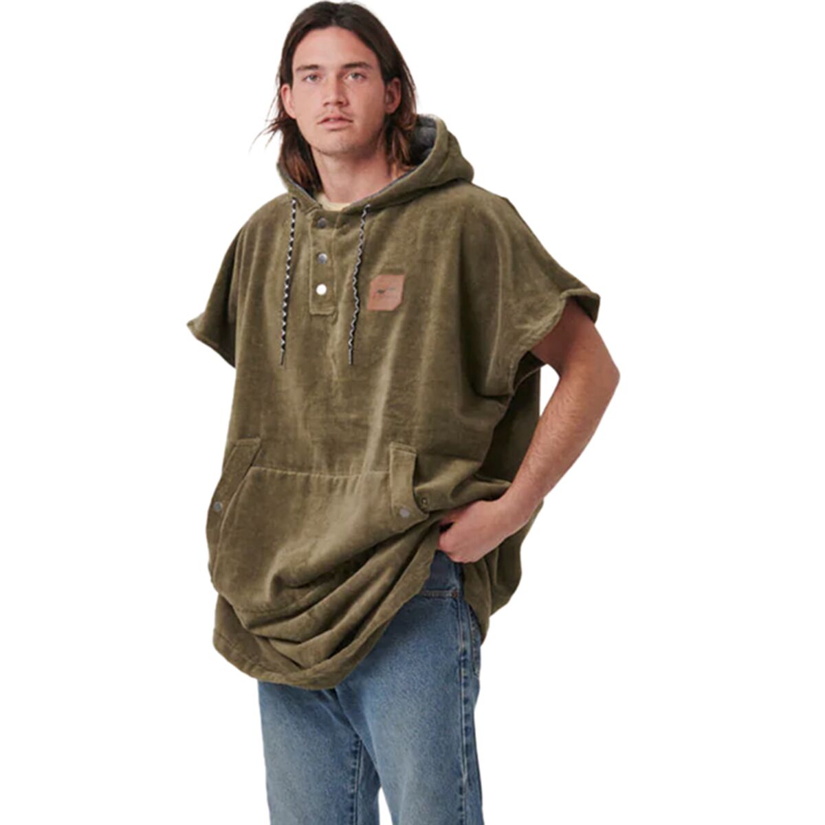 Slowtide Slowtide The Digs Poncho Green, S/M