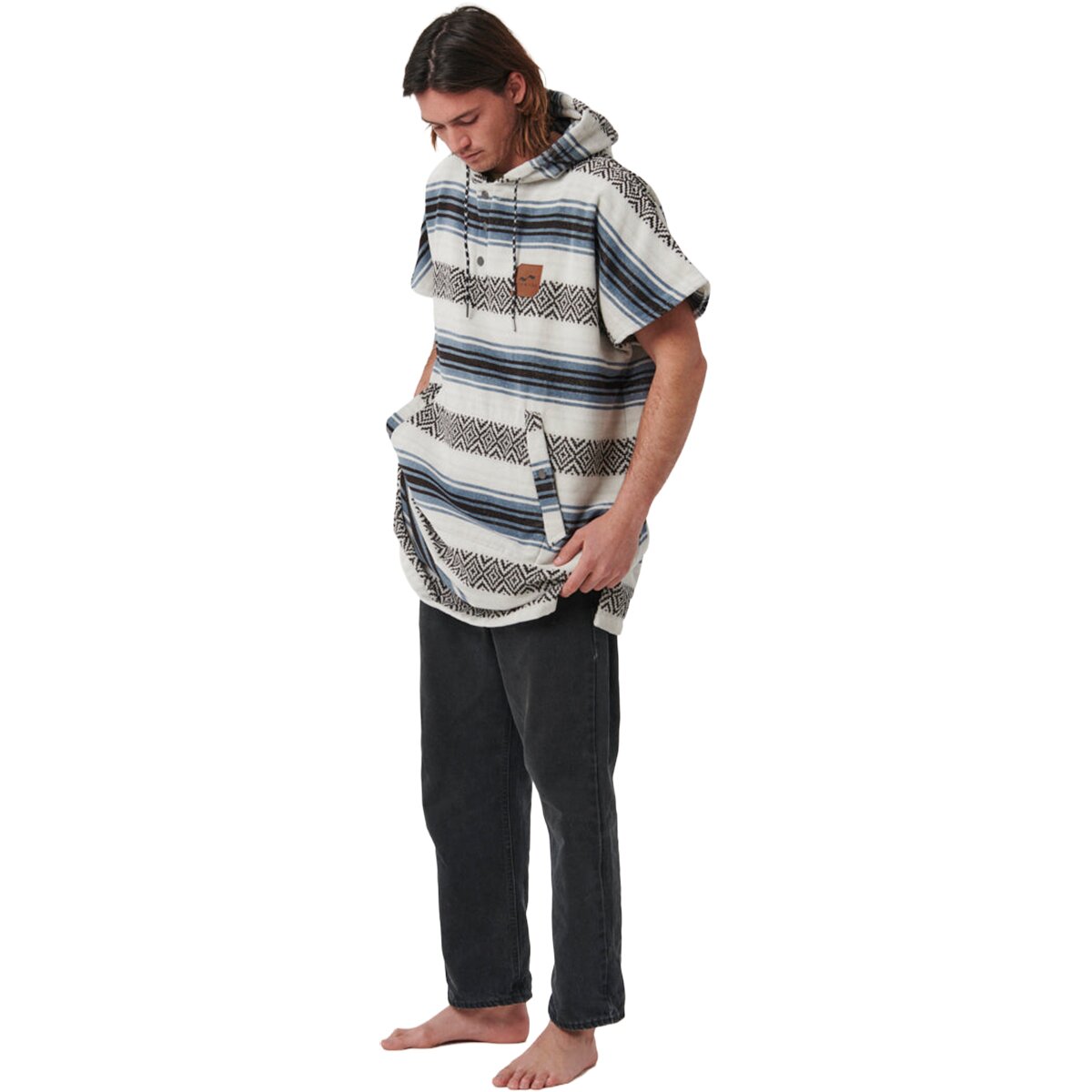 Slowtide Slowtide Oso Extra-Warm Poncho White, S/M