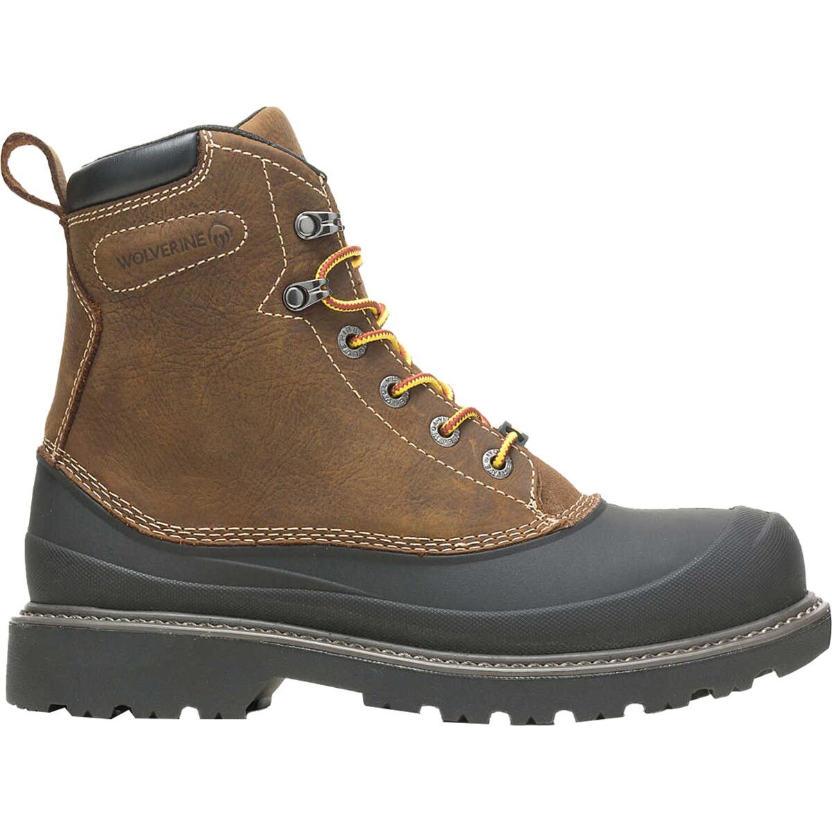 Image of Wolverine Floorhand Swamp 6in Steel-Toe Boot - Men's Dark Brown, 12.0