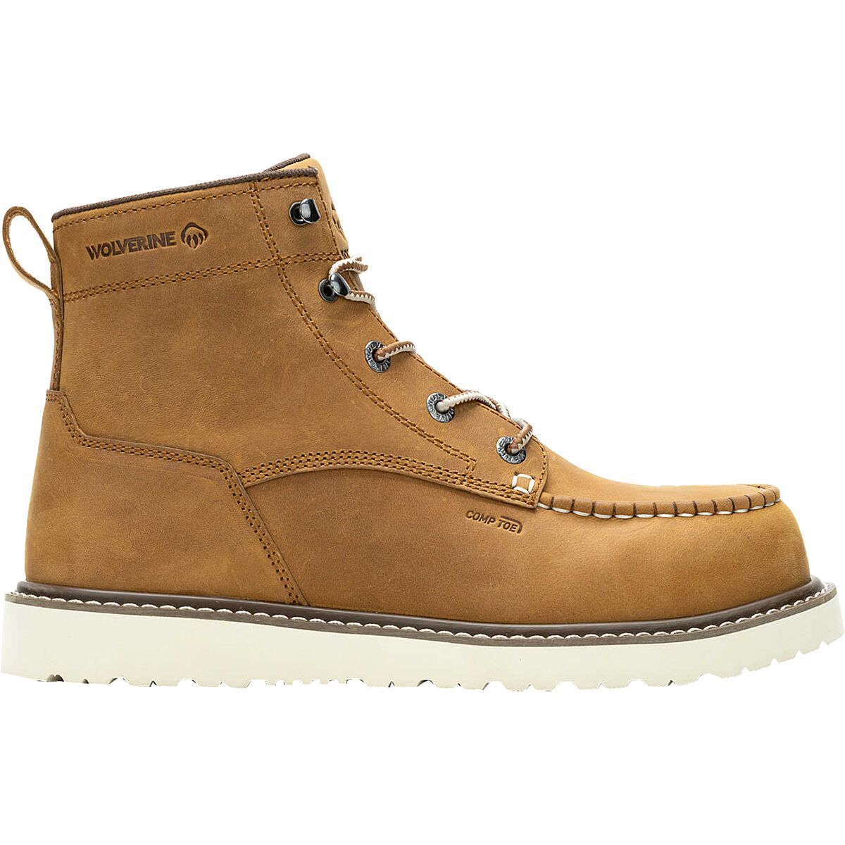 Wolverine Trade Wedge Unlined 6in Moc-Toe Composite-Toe Boot - Men