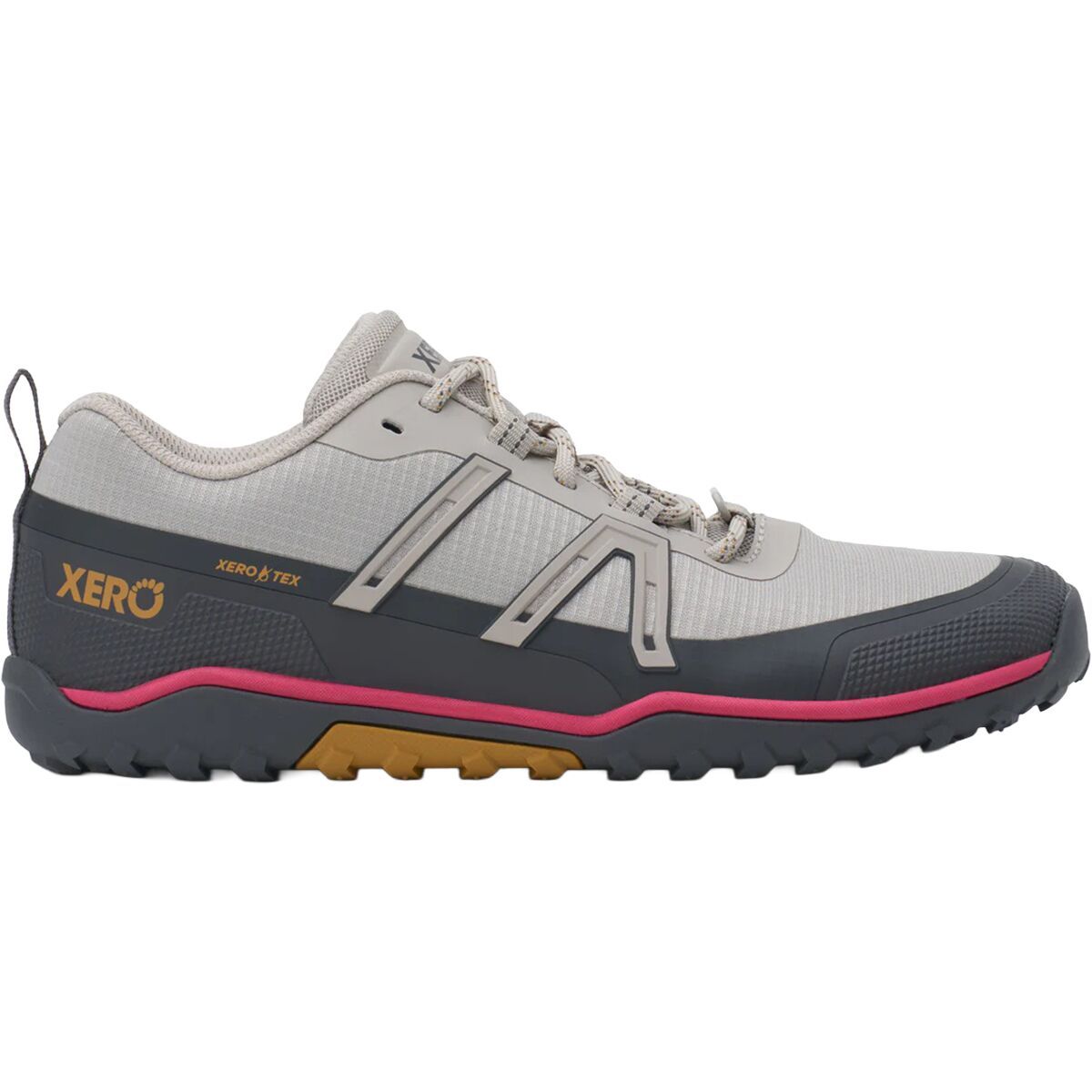 Image of Xero Scrambler Trail Low Waterproof Hiking Shoe - Women's Dove/Asphalt, 7.0