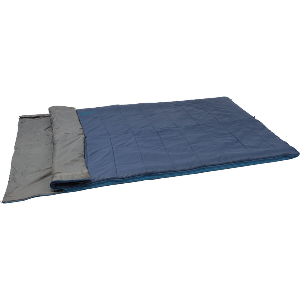 Exped Megasleep Duo 25 Sleeping Bag: 25F Synthetic Dark Navy/Deep Sea Blue, Medium