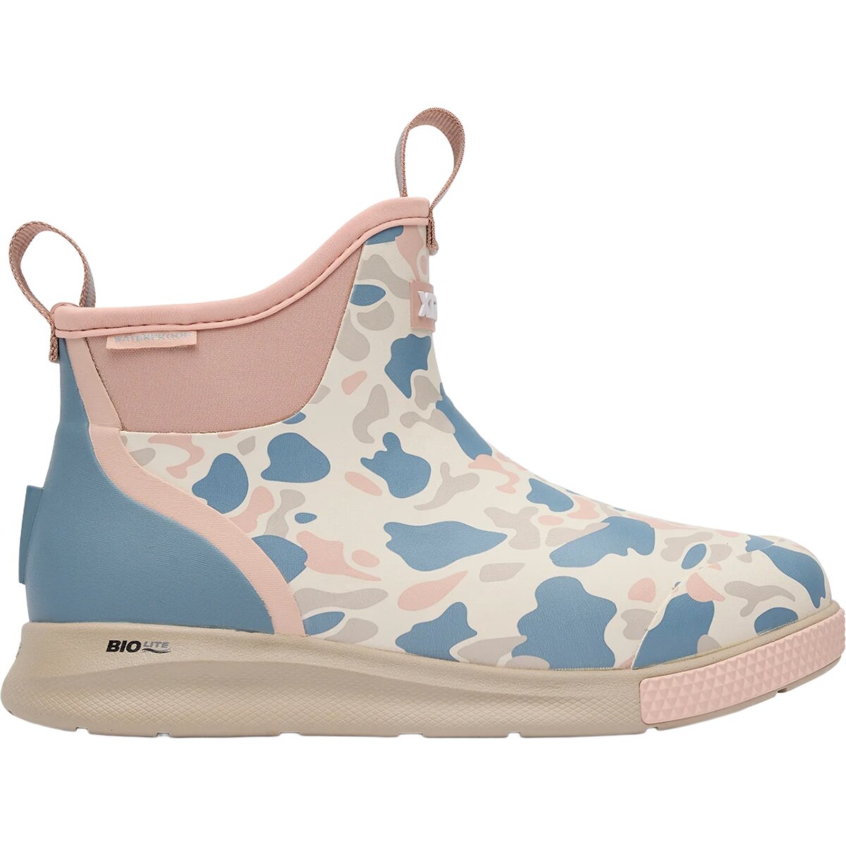 Image of Xtratuf Ankle 6in Sport Deck Boot - Women's Ivory Duck Camo, 7.0