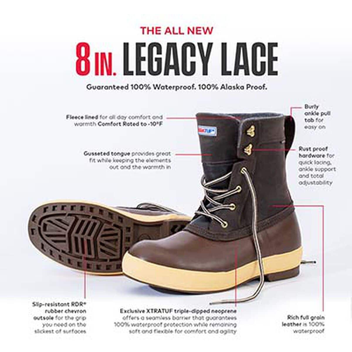 Xtratuf Legacy Lace 8in Insulated Boot - Men's - Footwear