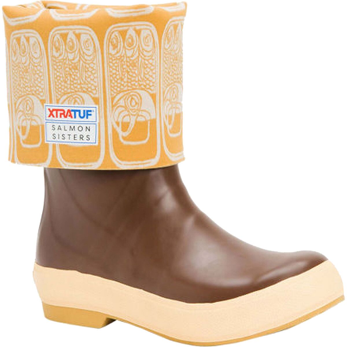 Image of Xtratuf Legacy Salmon Sisters 15in Boot - Women's Brown/Tin Fish, 7.0
