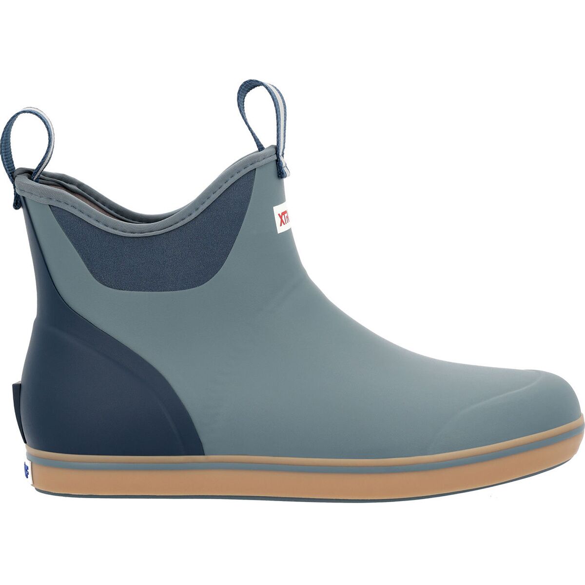 Image of Xtratuf Ankle Deck Printed 6in Boot - Men's Stormy Blue, 13.0