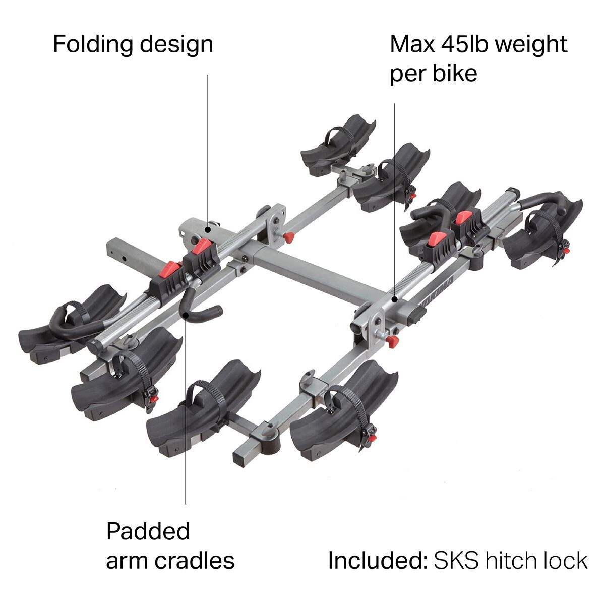Yakima fourtimer hitch clearance