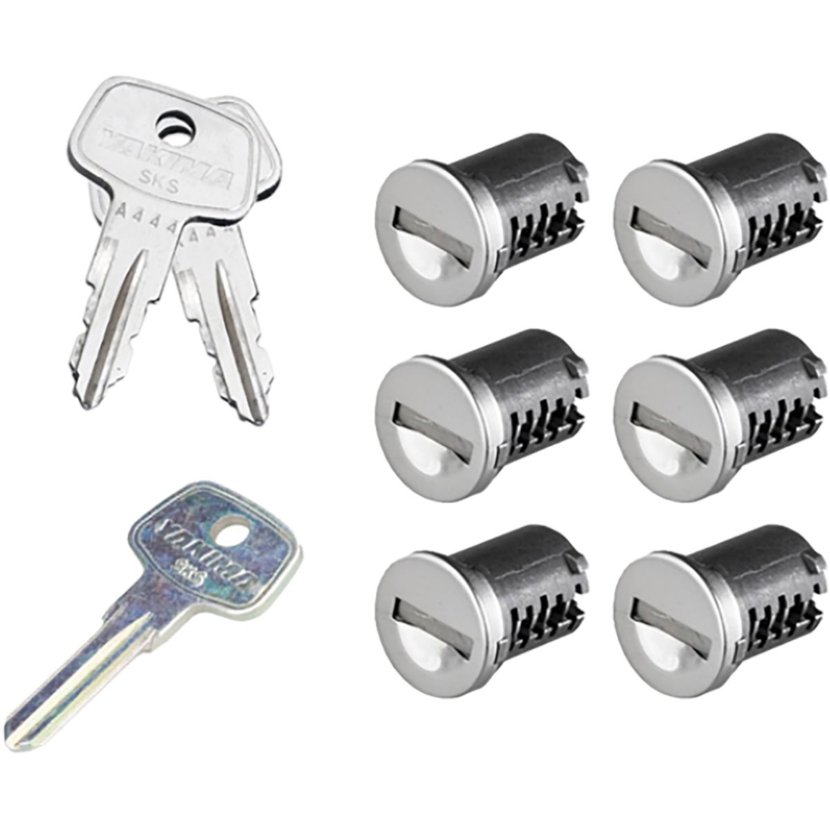 Yakima Yakima SKS Lock Cores - 6 pack One Color, 9x4x1.5