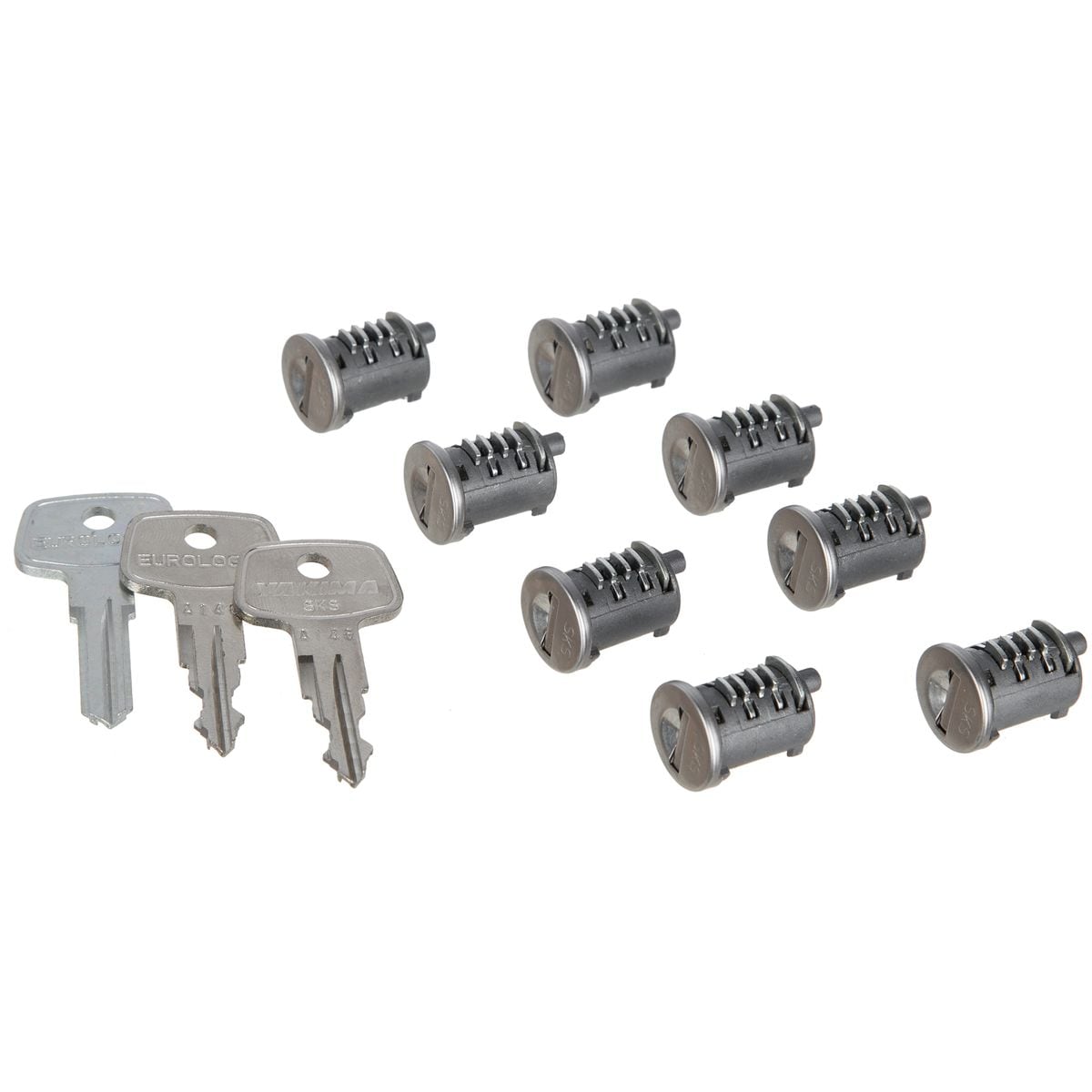 Yakima SKS Lock Cores 8 pack Ski
