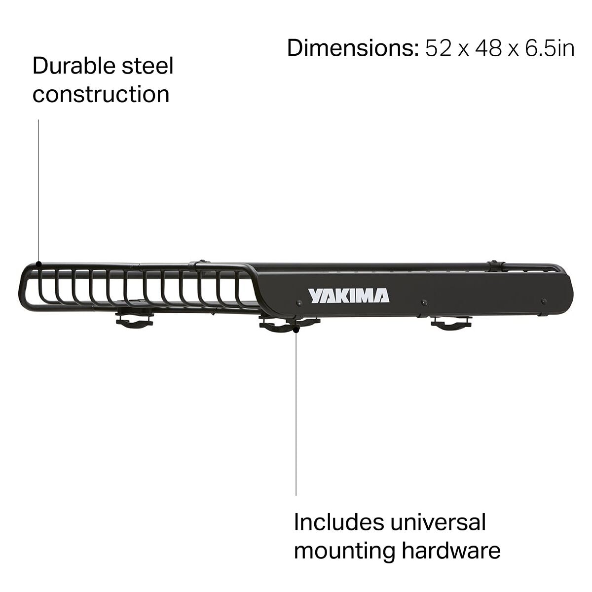 Yakima loadwarrior dimensions clearance