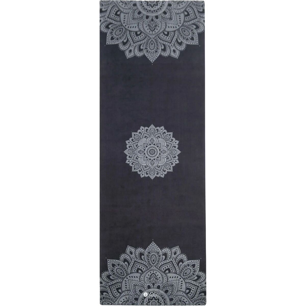 Image of Yoga Design Lab Yoga Mat Towel Mandala Black, One Size