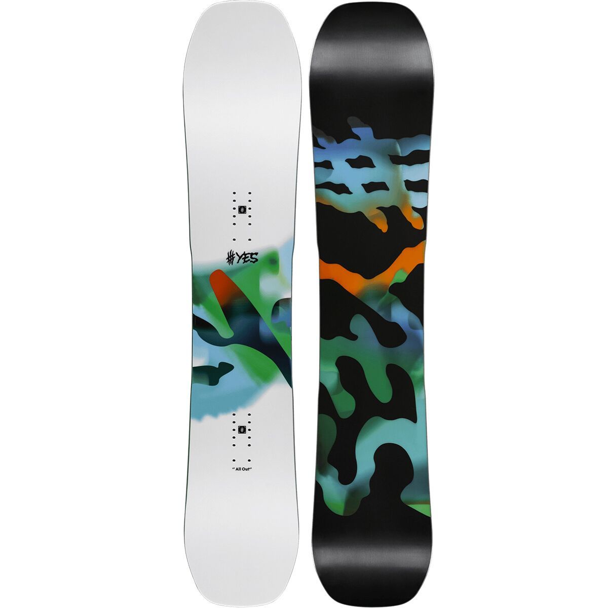 Yes. All-Out Snowboard - 2025 Grey, 154cm