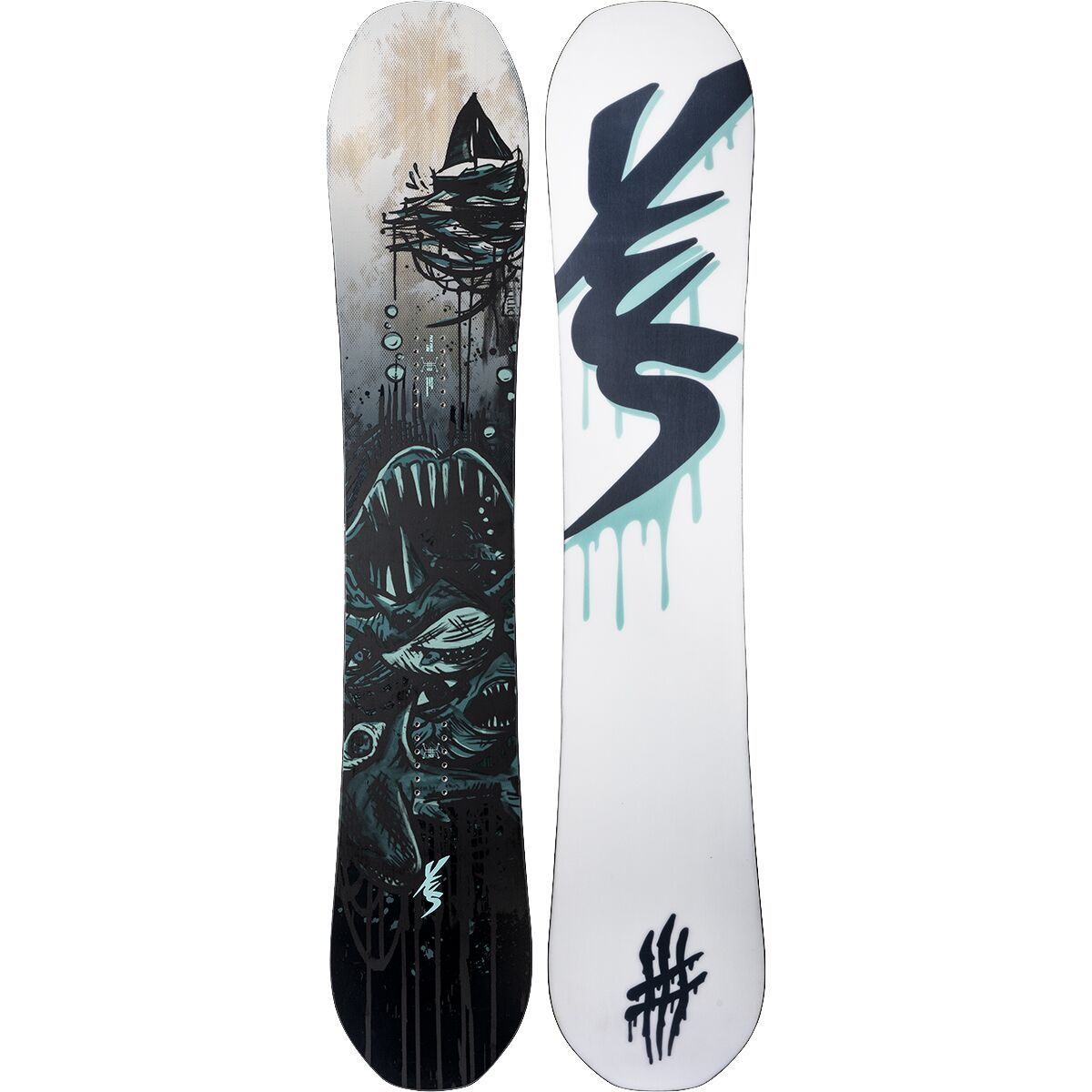 Image of Yes. Pick Your Line Snowboard - 2026 Black, 165cm