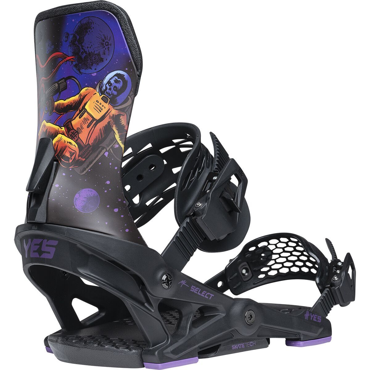 Image of Yes. Select Kowalchuk Snowboard Binding - 2026 Kowalchuk Black, M