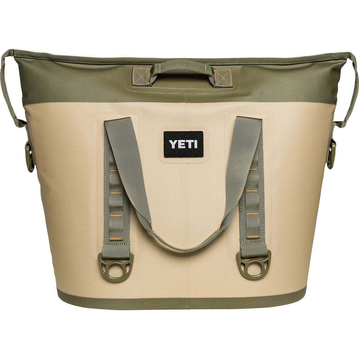 yeti cooler bag 40 Hopper in Field Tan and Blaze Orange by Multi Yeti 40 In Duffel Bag