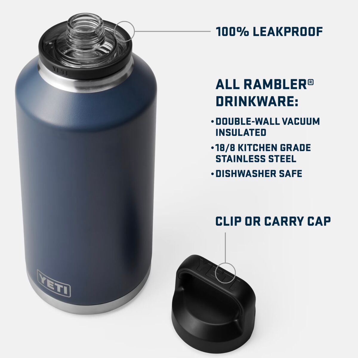 Rambler 64 oz. Bottle with Chug Cap - Rescue Red – Archer and Gunn  Mercantile