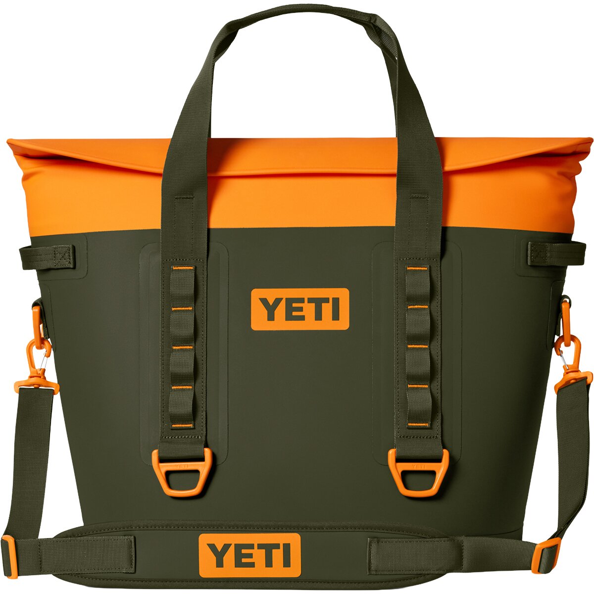 Image of YETI Hopper M30 Soft Cooler Olive/King Crab Orange, One Size