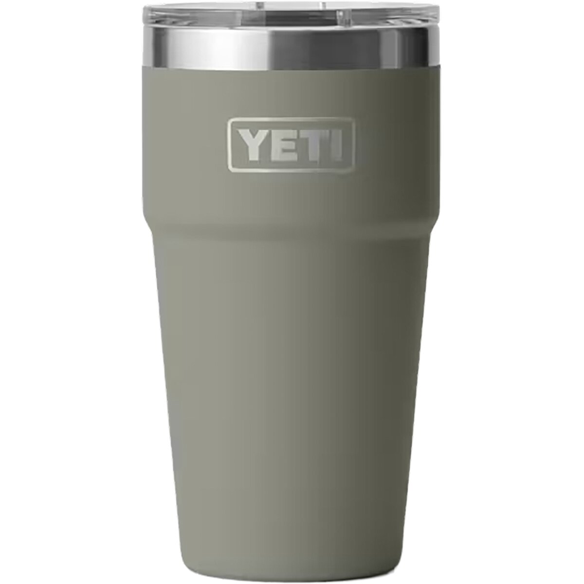 Image of YETI Rambler 20oz Stackable Tumbler + Magslider Lid Pampa Green, One Size