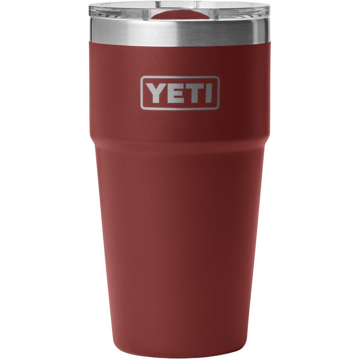 Image of YETI Rambler 20oz Stackable Tumbler + Magslider Lid Stag Red, One Size