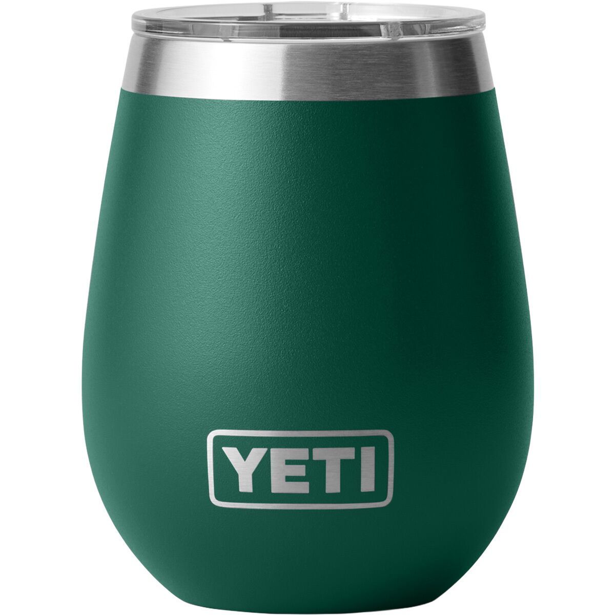 Image of YETI Rambler 10oz Wine Tumbler MagSlider Lid Black Forest Green, One Size