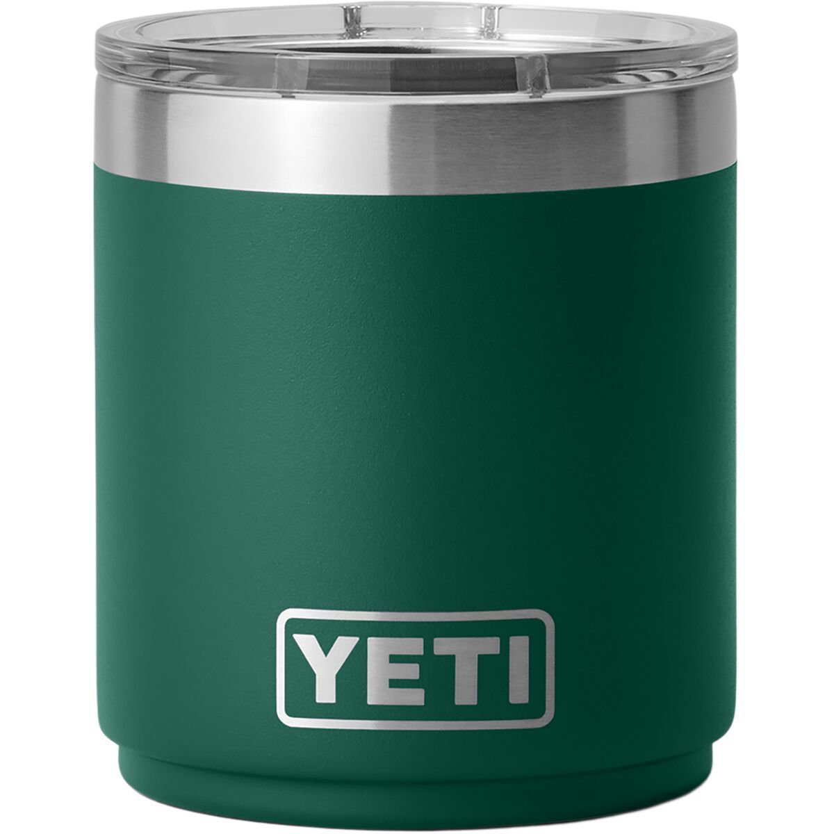 Image of YETI Mag Slider Rambler 10oz Lowball Mug Black Forest Green, One Size