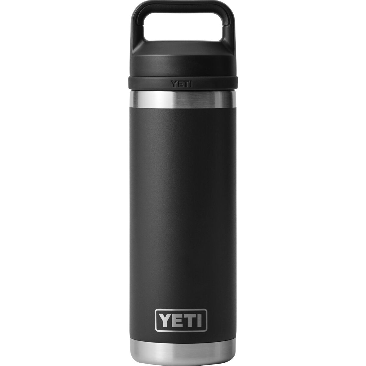 Image of YETI Rambler 18oz Chug Water Bottle Black, One Size
