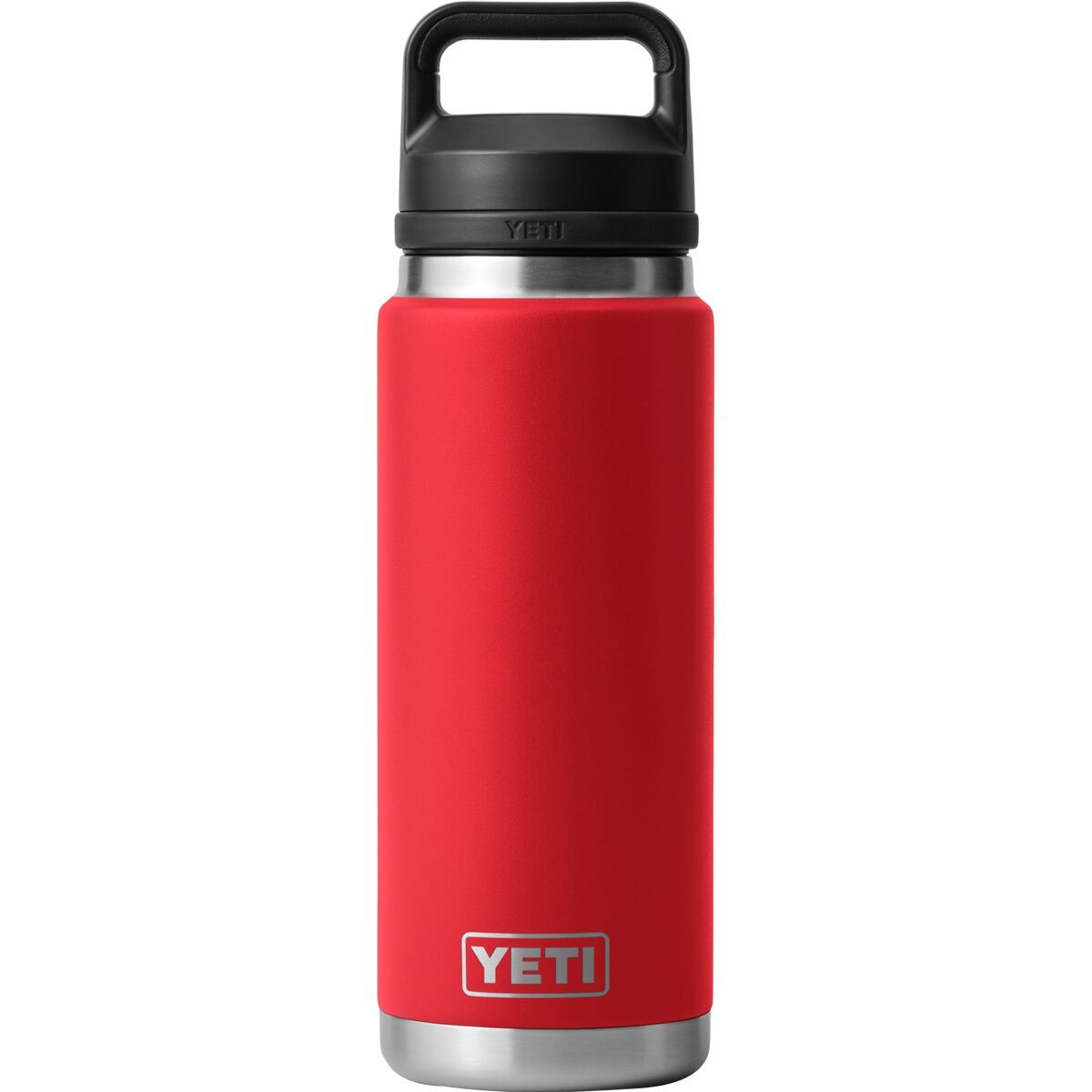 Image of YETI Rambler 26oz Chug Water Bottle Rescue Red, One Size