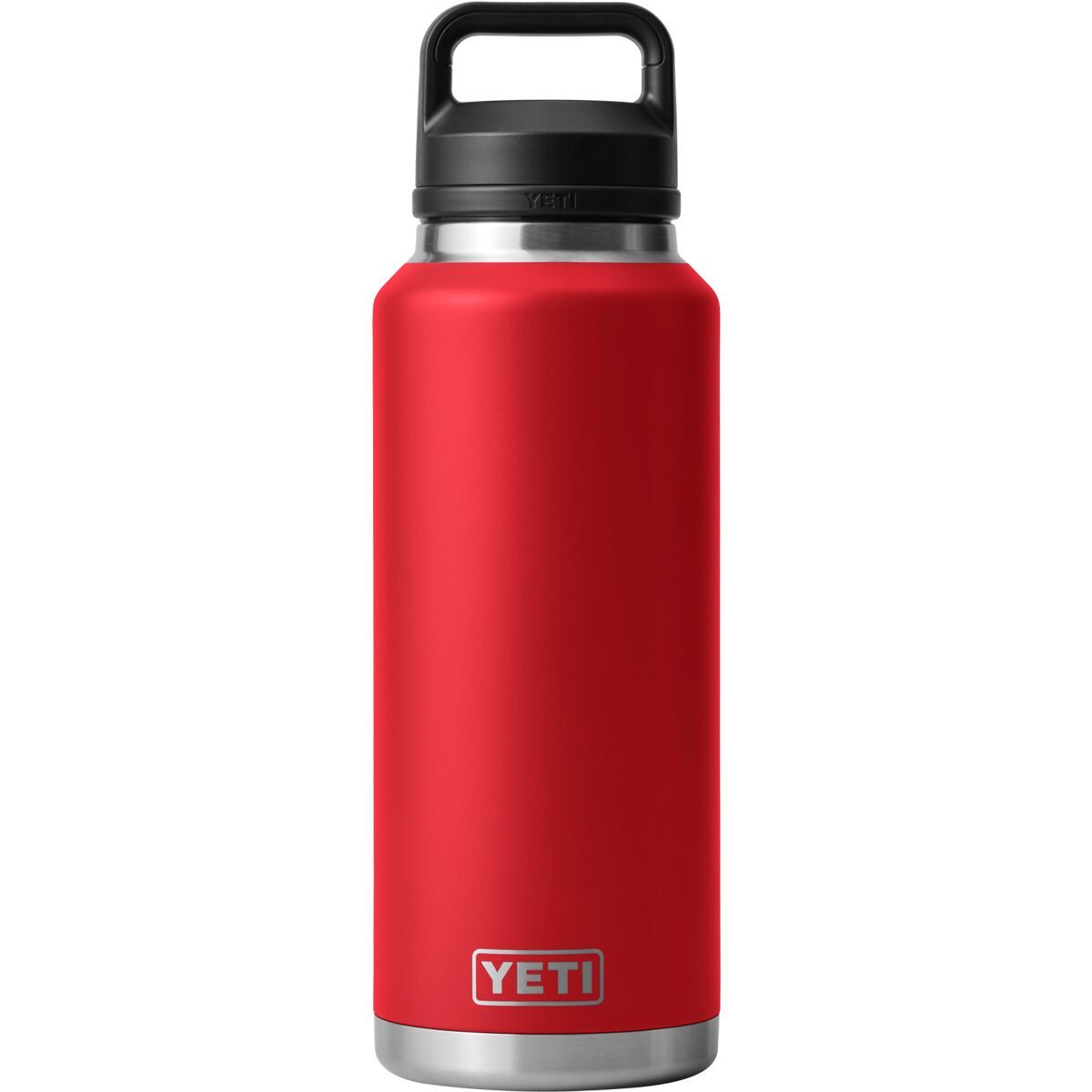 Image of YETI Rambler 46oz Chug Water Bottle Rescue Red, One Size