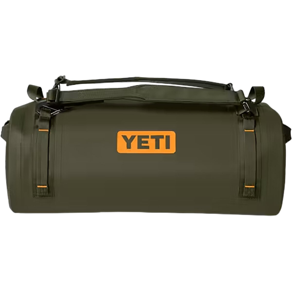 Image of YETI Panga Waterproof 50L Duffel Bag Olive/King Crab Orange, One Size