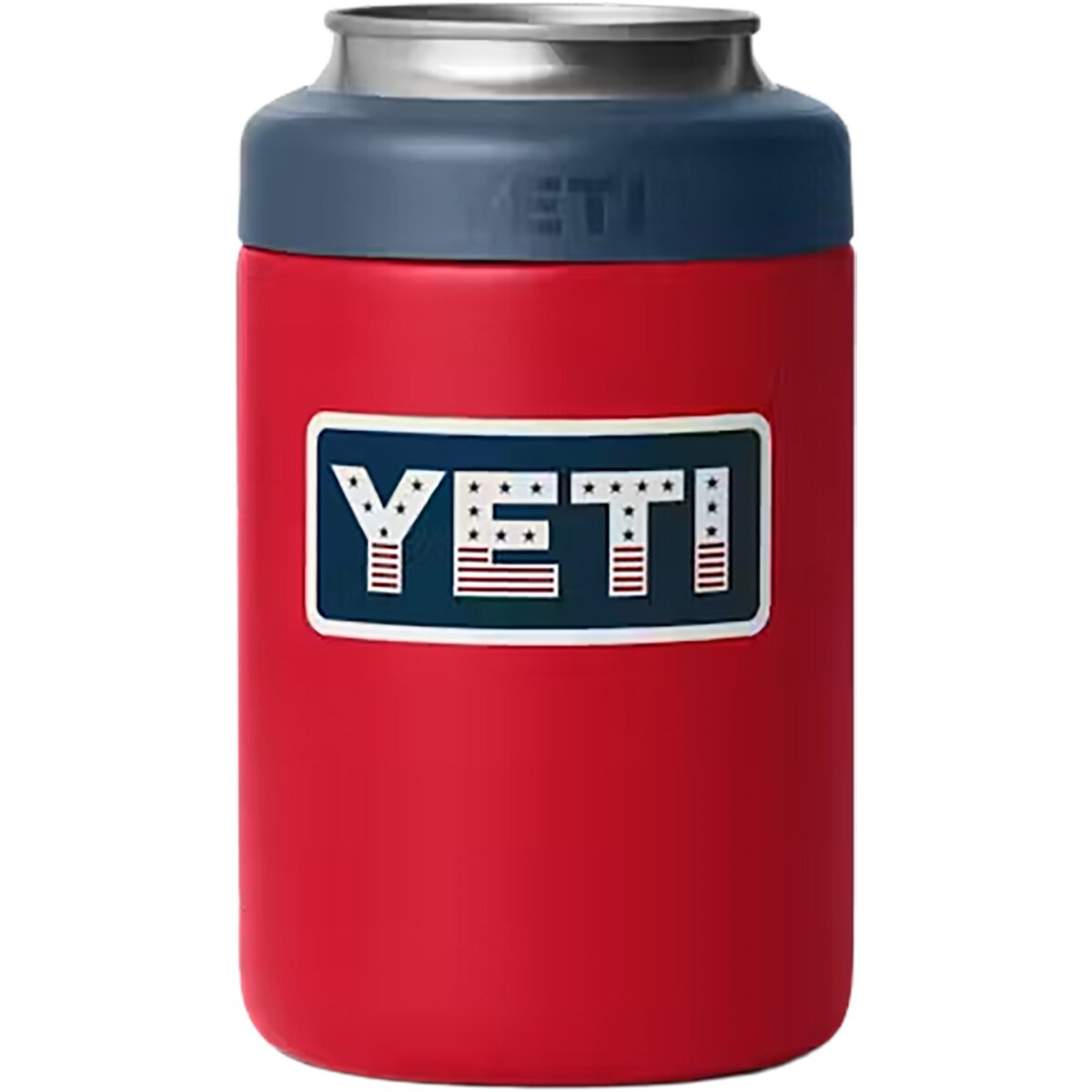 Image of YETI Rambler Colster Red/Navy/Badge, One Size