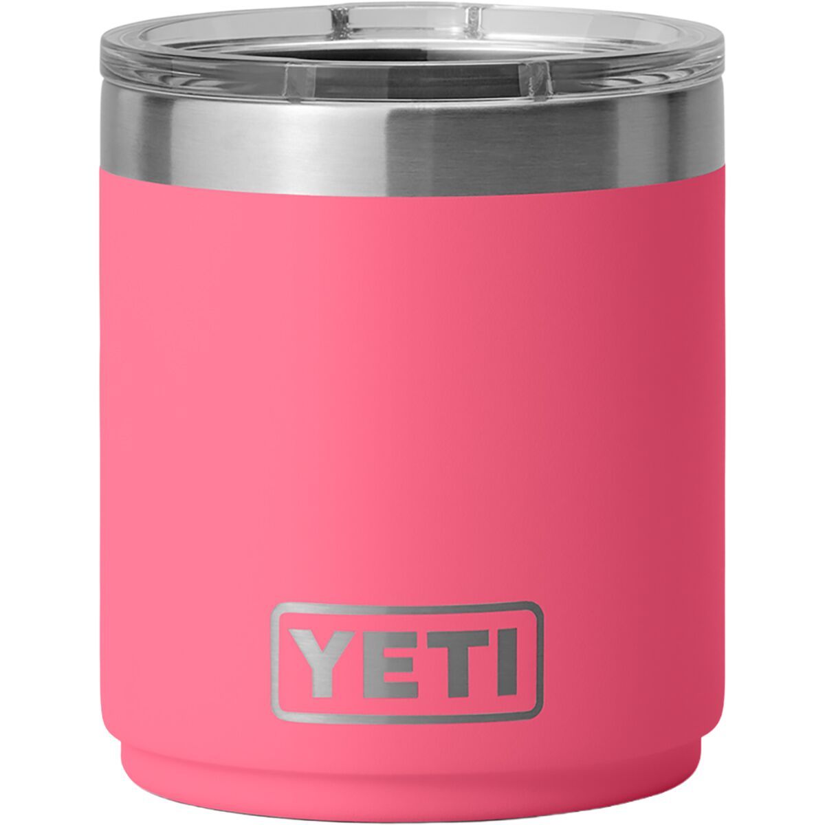 Image of YETI Rambler 10oz Stackable Lowball 2.0 MagSlider Lid Tropical Pink, One Size