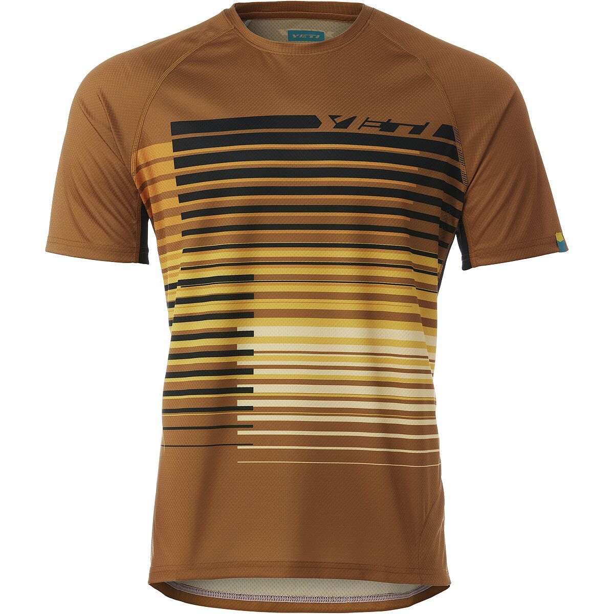 Yeti Cycles Longhorn Short-Sleeve Jersey - Men's Spice Stripe, S