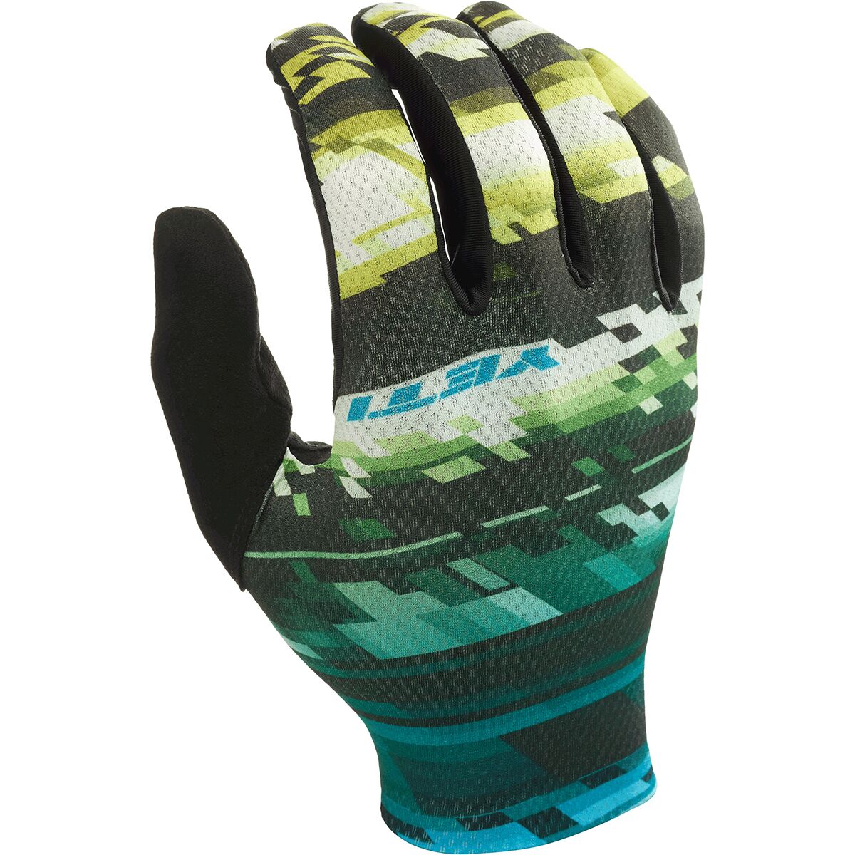Image of Yeti Cycles Enduro Glove - Men's Turquoise Glitch, XL