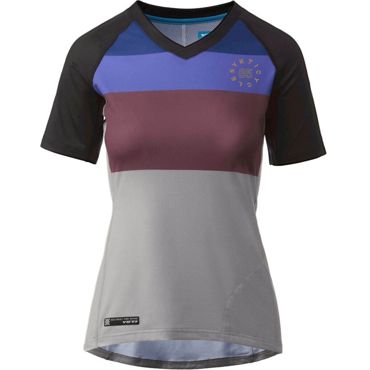 Image of Yeti Cycles Enduro Short-Sleeve Jersey - Women's Limestone Stripe, L