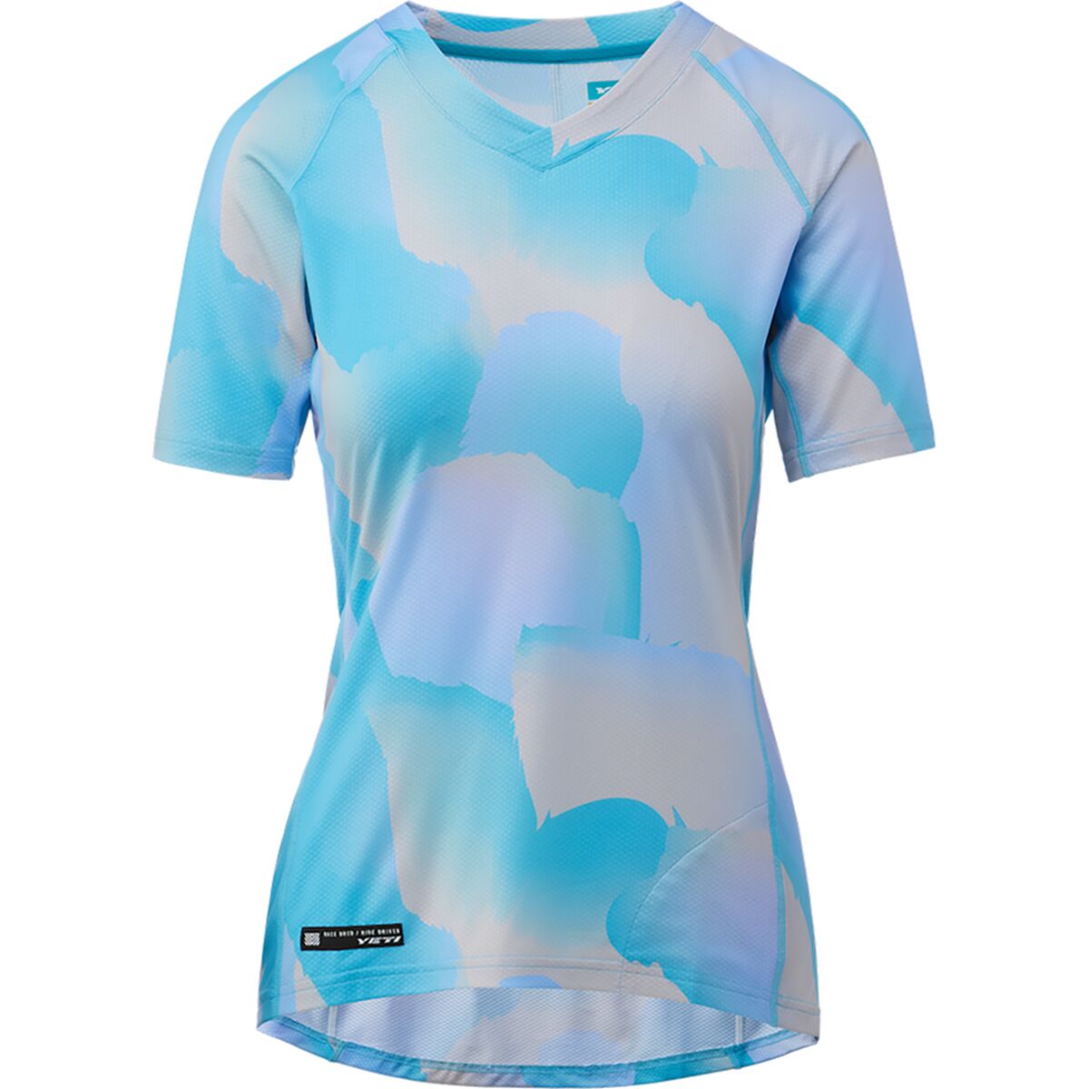 Image of Yeti Cycles Enduro Short-Sleeve Jersey - Women's Turq Clouded, L