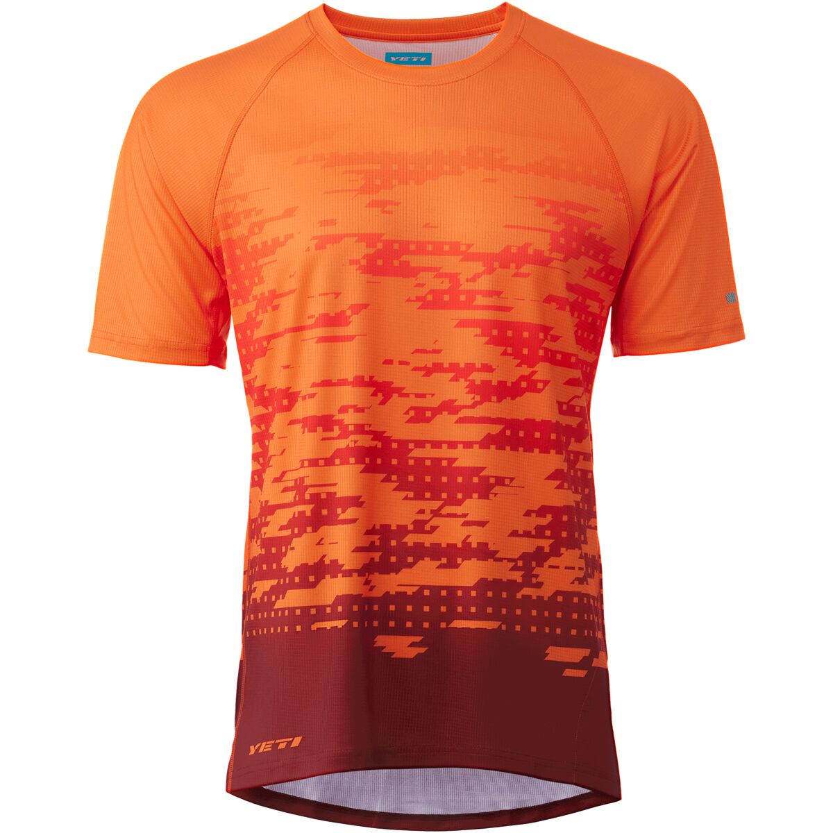 Image of Yeti Cycles Longhorn Short-Sleeve Jersey - Men's Orange Halflight, L