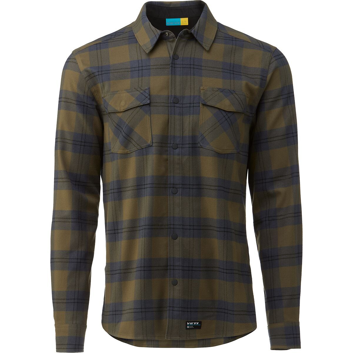 Yeti Cycles Stagecoach Flannel Shirt - Men's Burnt Olive Plaid, XL